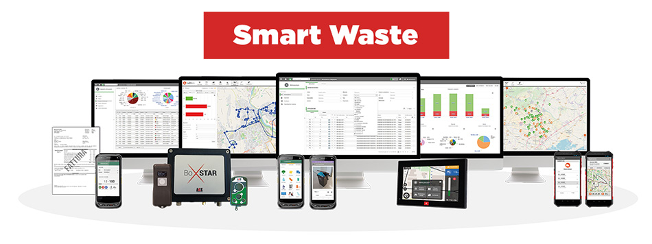 Piattaforma Smart Waste per i gestori del servizio raccolta rifiuti 