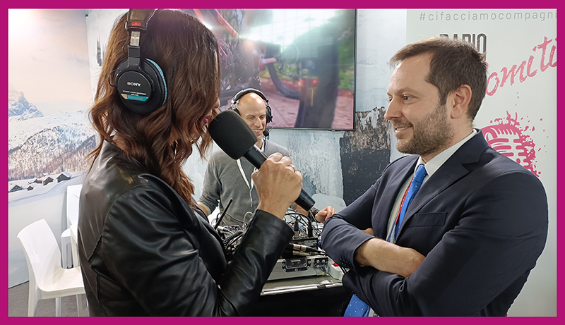 Alessandro Fedrizzi ai microfoni di Radio Dolomiti